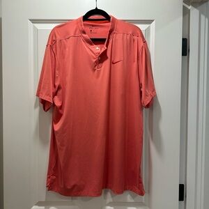 EUC Nike Dri-FIT Blade Golf Polo, Habanero Red, Size XL